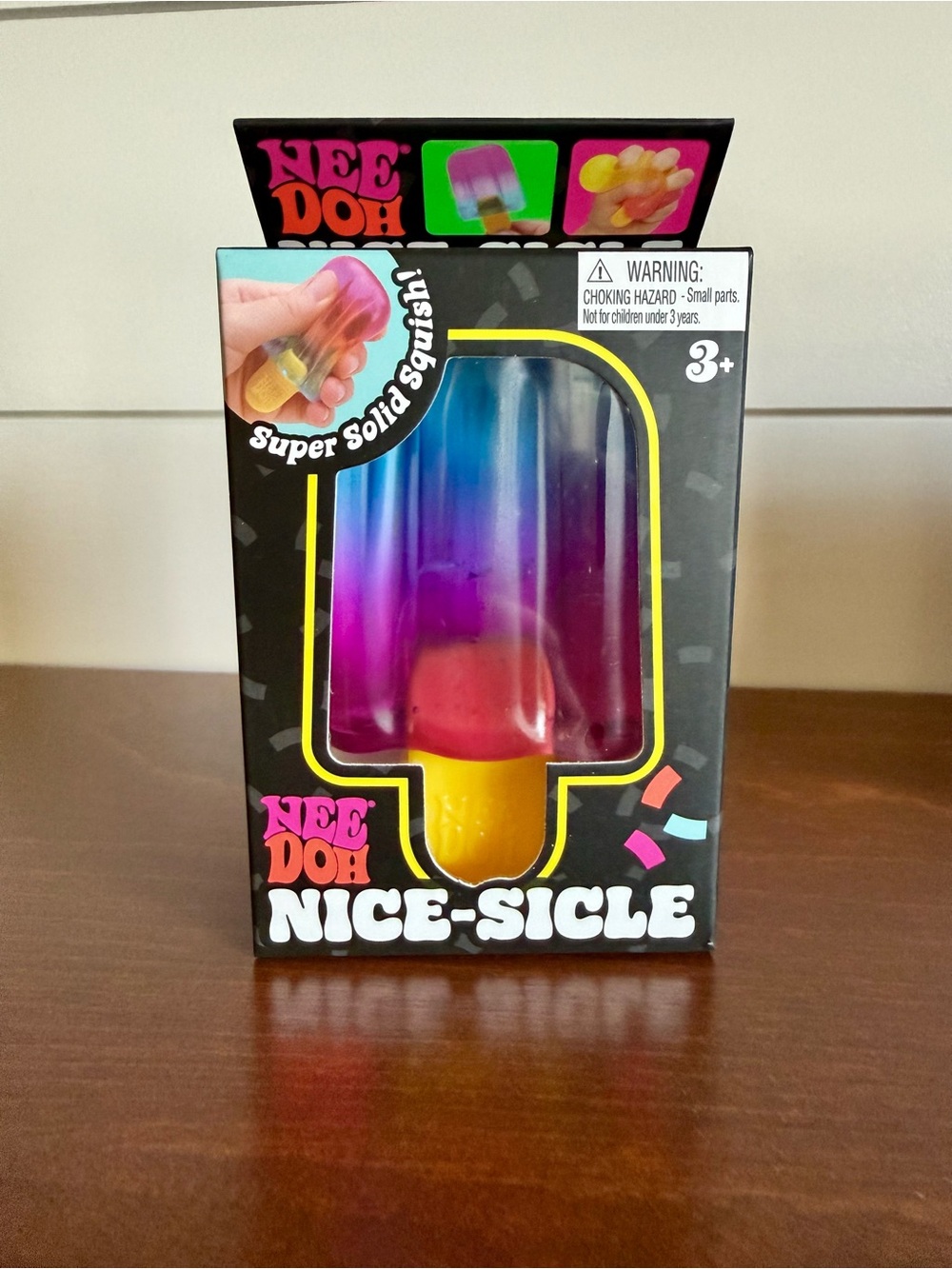 Needoh Nice-Sicle Squishy Popsicle Toy - Pink, Purple, Blue
